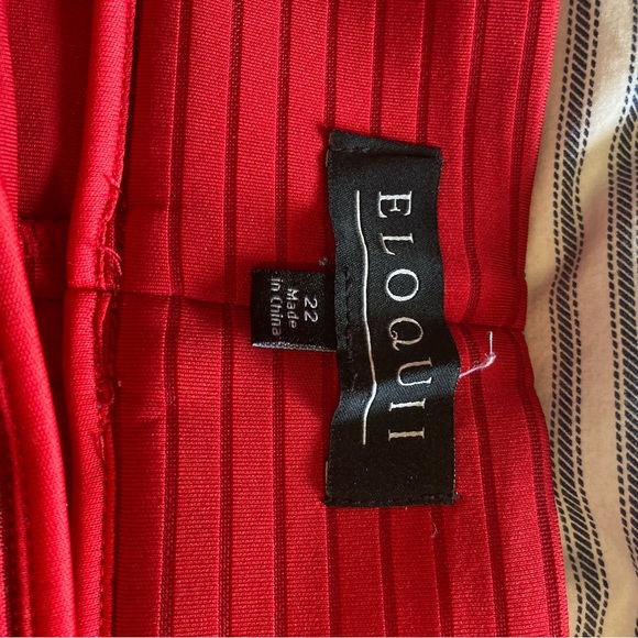 Eloquii red scuba skirt - Picture 2 of 4